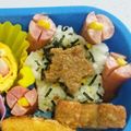 るいつー's cooksnap of when they made ☆お弁当に★スターおにぎり君弁当☆.