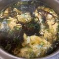 あーちゃんバーバ's cooksnap of when they made ふわふわ卵ともずくの中華風スープ.