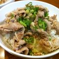 ことみぃ's cooksnap of when they made 豚肉のねぎ塩ダレ丼.