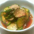和菓子屋ジョ二ー's cooksnap of when they made きゅうりだけで副菜。コチュジャン和え.