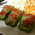 はこのすけ's cooksnap of when they made 簡単!!!ピーマンの肉詰め.