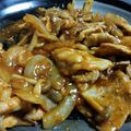 なおっち。。's cooksnap of when they made 豚肉バーベキュー味炒め.