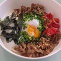 氷室☆蘭's cooksnap of when they made 丸亀製麺のぶっかけうどん！牛とろ玉うどん.