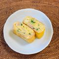 コムギ大好き's cooksnap of when they made ハムと貝割れ大根の卵焼き(๑ºัºั๑).