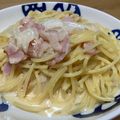 くれよん's cooksnap of when they made 簡単♪牛乳と全卵☆★濃厚カルボナーラ★☆.