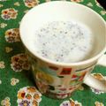 ノトさん's cooksnap of when they made ホット(つ∀<●)　ごま＆生姜ミルク～.