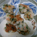 ☆まめ太☆'s cooksnap of when they made 離乳食完了期～OK！ふわふわエビにら焼き.
