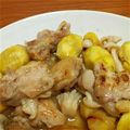 ユリ根ん's cooksnap of when they made 栗とチキンのお酒煮.
