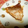 嫁いで母になった朱猫's cooksnap of when they made 二人の金目鯛煮つけ.