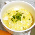 ＲＫまま's cooksnap of when they made ☆ネギたっぷり豆腐入り玉子雑炊☆.