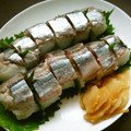 Jock's cooksnap of when they made さんまの姿寿司.