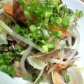 のりしおけいな's cooksnap of when they made 土鍋で♪あさりの酒蒸しもやし入り。.