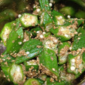 yk_nomu's cooksnap of when they made おくらのごま和え.