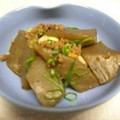月にうさちゃん's cooksnap of when they made ちぎりこんにゃくとひき肉の甘辛炒め.