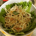 ゆりぺー's cooksnap of when they made 水菜と大根とカニカマのマヨぽんサラダ.