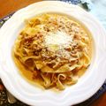 ブランディ's cooksnap of when they made ミートソースＤＥミートクリームパスタ.