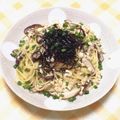 にゃんぷいぷい's cooksnap of when they made パスタ_豆腐とスライス椎茸のそぼろ風.