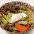 ゆったん's cooksnap of when they made 鍋の残り野菜で♪フライパンですき焼き風煮.