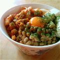 たべたいち's cooksnap of when they made 手抜きなのに美味い！納豆キムチとうふ丼.