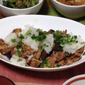 u__5's cooksnap of when they made なすと豚肉のマヨソテー♡わさびおろし和え.