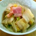ひかる花's cooksnap of when they made staubで作る☆白菜とベーコンの炒め煮.