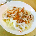 ao_tyoko's cooksnap of when they made トマトと魚介の冷製パスタ.