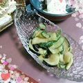ＴＯＭＯＷＡＴ's cooksnap of when they made なすときゅうりの辛子味噌和え.