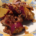 にいむん's cooksnap of when they made レンジで時短！さつまいもと豚肉の甘辛炒め.