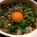 ぺこきよ's cooksnap of when they made 太刀魚のユッケ風☄.