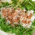 ポヤポヤ's cooksnap of when they made 水菜とシラスのごま風味サラダ.