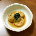 99817's cooksnap of when they made がんもと小松菜の煮物♪ほんのりバター風味.