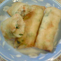 aid90808's cooksnap of when they made 簡単！！海老と里芋の春巻き.