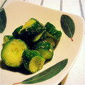 Aloha☆★'s cooksnap of when they made 焼肉屋さん風、きゅうりの浅漬け.