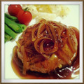 tama☆yuu's cooksnap of when they made 和風ハンバーグソース.