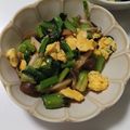 choco＊７'s cooksnap of when they made 小松菜としめじの卵炒め【中華風】.