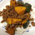 もこはむ's cooksnap of when they made ご飯がすすむ♪かぼちゃ＆挽肉オイソイ炒め.