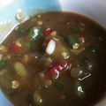 Munchkin's　Mom's cooksnap of when they made 赤唐辛子味噌☆.