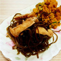 yuka119's cooksnap of when they made 切り昆布と油揚げのさっと煮物.