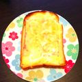 ゆーか1107's cooksnap of when they made 朝パンはてっとり早くベーコントースト！.
