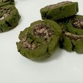 ぶーっちょ's cooksnap of when they made くるくる♪おからクッキー☆抹茶＆あずき.