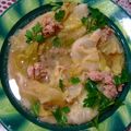 eternidad's cooksnap of when they made 食物繊維たっぷり♪レタスまるごとスープ.