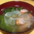 ポンちゃむ's cooksnap of when they made 朝ごはんに。レタスのスープ.