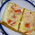 B子chan's cooksnap of when they made 紅ショウガで☆厚揚げチーズ焼き.