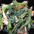 sakuyue's cooksnap of when they made 焼きササミと小松菜の柚子胡椒マヨあえ.