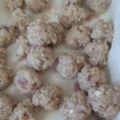 たっぷりきなこ's cooksnap of when they made ヘルシー！豆腐と鶏の揚げないミートボール.