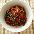 3967's cooksnap of when they made 一度炒め不要！ジャコとピーマンのサッと煮.