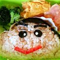 みぃーチャン's cooksnap of when they made クレヨンしんちゃん☆キャラ弁.