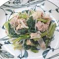 RoomA's cooksnap of when they made 豚肉と小松菜の辛子味噌和え.