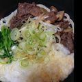 ふたふたば's cooksnap of when they made みぞれ牛肉お野菜たっぷり冷やしうどん♡.