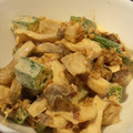 パパラッシュ's cooksnap of when they made オクラ&きのこのマヨ・かつお醤油和え.